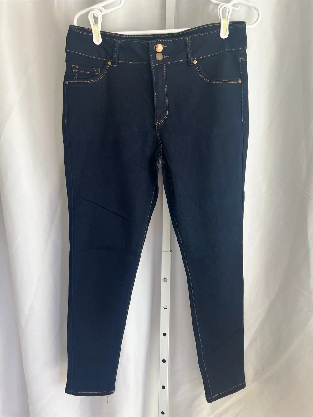 d. jeans Dark Blue Ankle Crop Skinny Jeans - Picture 1 of 16